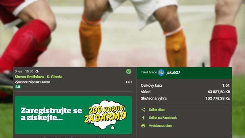 Tikety týdne: Výhra přes PŮL MEGA i "stotisícové" Slovensko. Inspirujte se a ukažte, že na to máte!